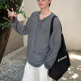 レースアップダメージニット(4COLOR)CT1155