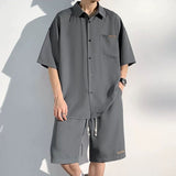 ハーフシャツセットアップ(3COLOR)CS1014