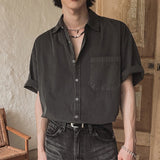 ウォッシュドハーフスリーブシャツCT1133