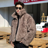 リバーシブルシアリングコートCJ1063