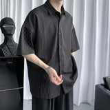 半袖ストライプシャツ(2COLOR)CT1043