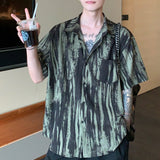 チャコールペインティングシャツ(2COLOR)CT1128