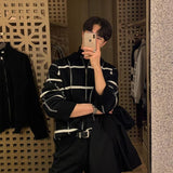 ウィンドウチェックハーフジップニット(2COLOR)CT1094