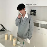 フェイクシャツスウェットトレーナー(2COLOR)CT1110