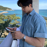 ハーフデニムシャツCT1134