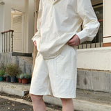 スキッパーシャツセットアップ(2COLOR)CS1032