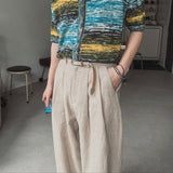 リネンストレートパンツCB1061