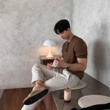 ベーシック半袖リブニット(4COLOR)CT1080