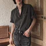 ウォッシュドハーフスリーブシャツCT1133