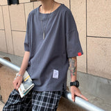 タグデザインベーシックTシャツ(4COLOR)CT1042