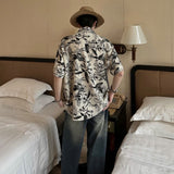 ボタニカルフラワーシャツCT1127