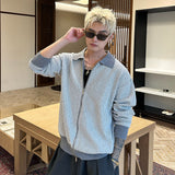 ストライプフルジップニット(3COLOR)CT1165