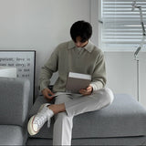 ハーフジップベーシックニット(2COLOR)CT1169