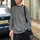 ラウンドネックボーダーカットソー(2COLOR)CT1091