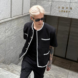 モノトーンノーカラージャケットCJ1044