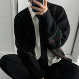 ジャカードフラワーカーディガンCT1202