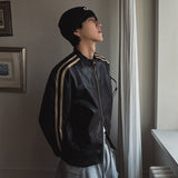 ダブルラインレザージャケット(2COLOR)CJ1047