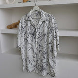 ルーズフラワーシャツ(2COLOR)CT1058