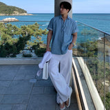 ハーフデニムシャツCT1134