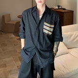 ニットポケットストライプシャツ(2COLOR)CT1171