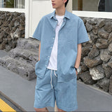 ハーフシャツセットアップ(2COLOR)CS1035