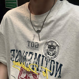 グラフィック刺繍Tシャツ(2COLOR)CT1119