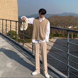 Vネックノーマルベスト(2COLOR)CT1175