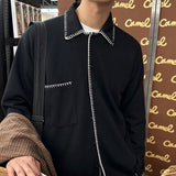 ステッチラペルシャツ(2COLOR)CT1210