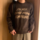 ロゴモヘアニット(3COLOR)CT1100