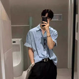 5分丈デニムシャツ(2COLOR)CT1083