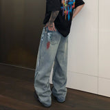 ペインティングデニムパンツCB1059