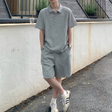 タックポロシャツセットアップ(2COLOR)CS1041