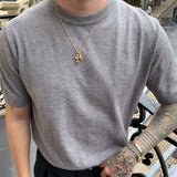 シンプルハーフスリーブニット(3COLOR)CT1160