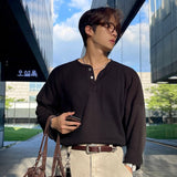 リブヘンリーネックカットソー(2COLOR)CT1209