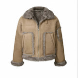 リバーシブルシアリングコートCJ1063