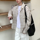 スプリングカラーチェックシャツ(2COLOR)CT1117