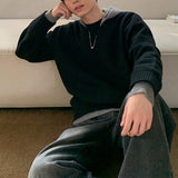 フーディ付きレイヤードニット(2COLOR)CT1103