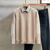 レイヤード風シャツニット(3COLOR)CT1049