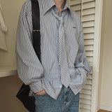 タイ付きストライプシャツ(2COLOR)CT1113