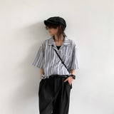 ストライプチェックシャツCT1079