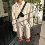 長袖リネンセットアップCS1018