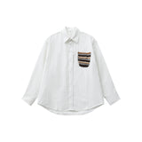 ニットポケットストライプシャツ(2COLOR)CT1171