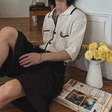 モノトーンニットシャツCT1129