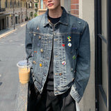 パッチワークデニムジャケットCJ1079