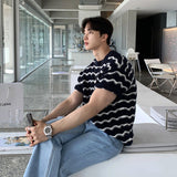 ウェーブボーダーニット(2COLOR)CT1067