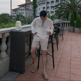 リネンハーフパンツ(2COLOR)CB1056