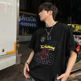 グラフィック刺繍Tシャツ(2COLOR)CT1119