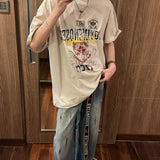 グラフィック刺繍Tシャツ(2COLOR)CT1119