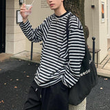 ラウンドネックボーダーカットソー(2COLOR)CT1091