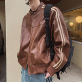 ダブルラインレザージャケット(2COLOR)CJ1047